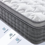Mattress 135x190x28CM 11 Inch Innerspring Medium Firm