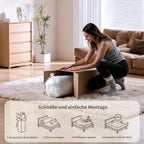 Mattress 135x190x28CM Hybrid Pocket Sprung Med Firm
