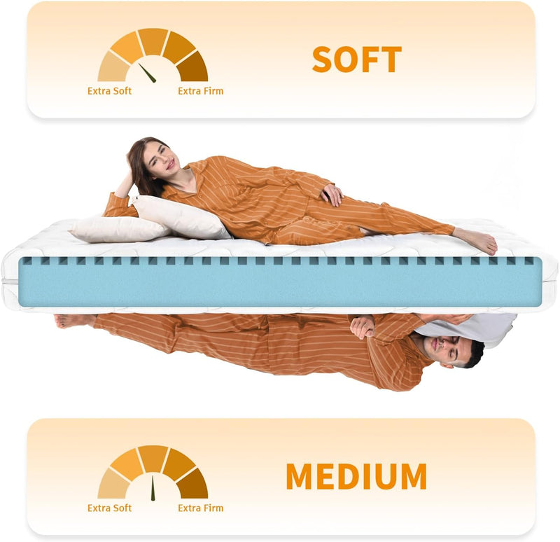 Mattress 15CM Foam with 2 Hardness Levels