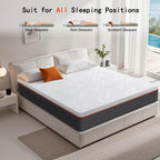 Mattress 15CM Gel Memory Foam Cooling Bed Mattresses