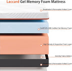 Mattress 15CM Gel Memory Foam Cooling Bed Mattresses