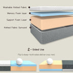 Mattress 20CM with Memory Foam and Anti-Mite Breathable