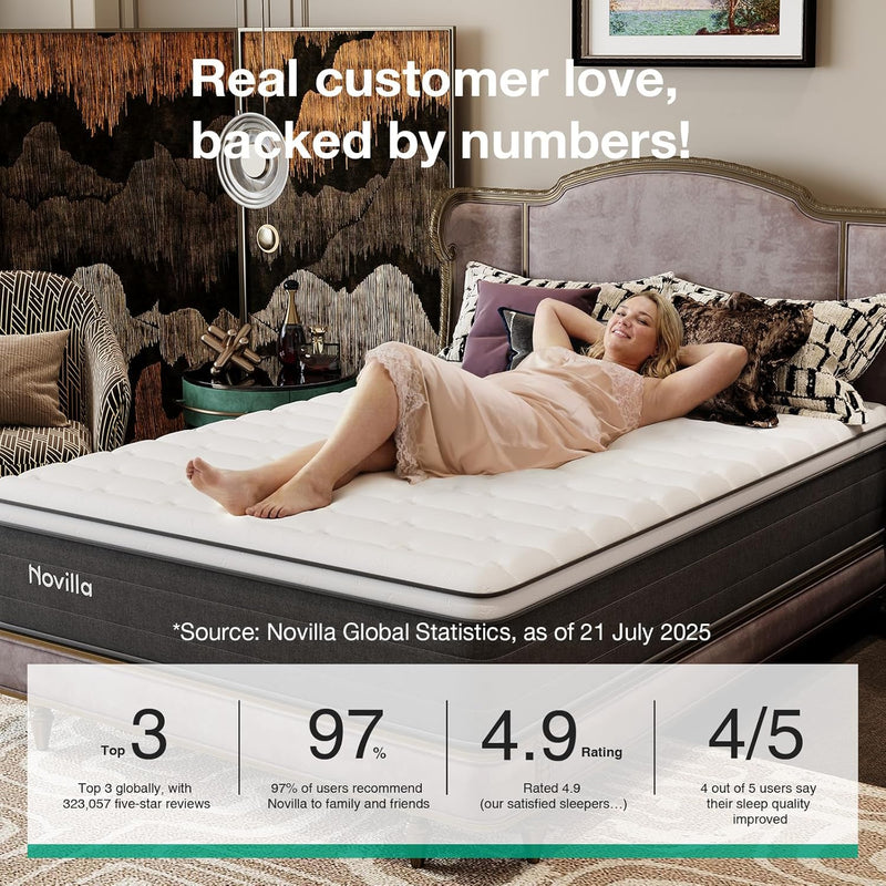 Mattress Medium Firm Memory Foam Hybrid