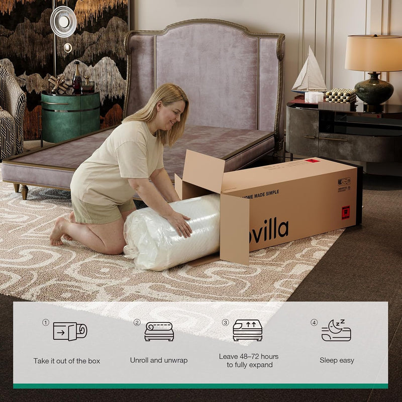 Mattress Medium Firm Memory Foam Hybrid