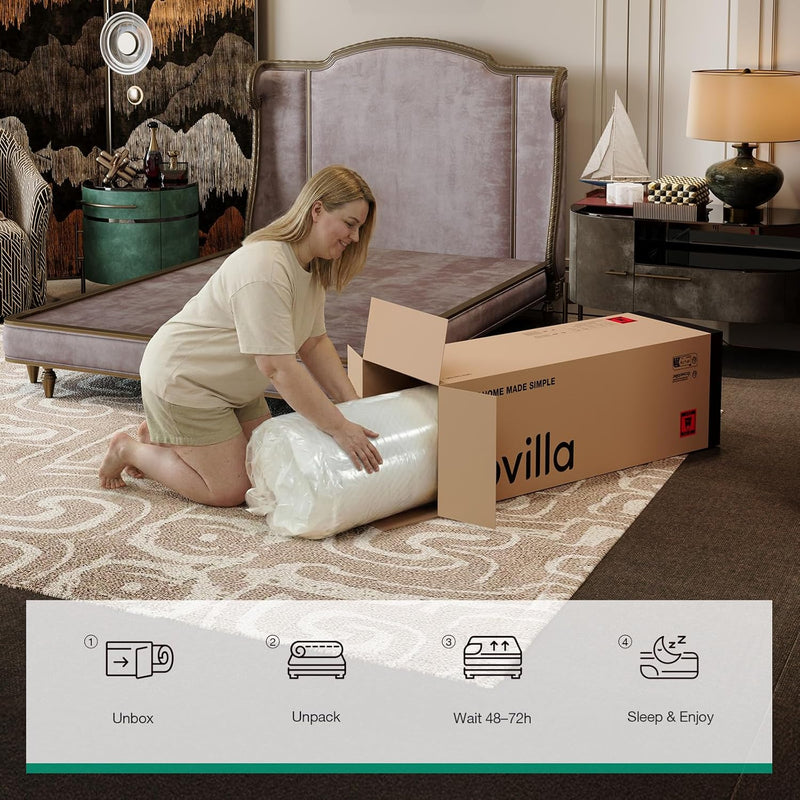 Mattress Medium Firm Memory Foam Hybrid