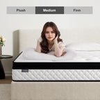 Mattress 25CM Gel Memory Foam Pocket Sprung Mattresses