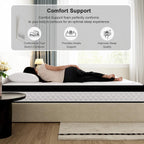 Mattress 25CM Gel Memory Foam Pocket Sprung Mattresses