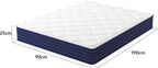 Mattress 25CM Medium Firm Support Pressure Relief Breathable