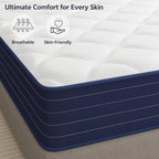 Mattress 25CM Medium Firm Support Pressure Relief Breathable