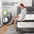Mattress 25CM Pocket Sprung Memory Foam Hybrid Bed