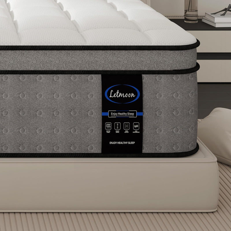 Mattress 25CM Pocket Sprung Memory Foam Hybrid Bed