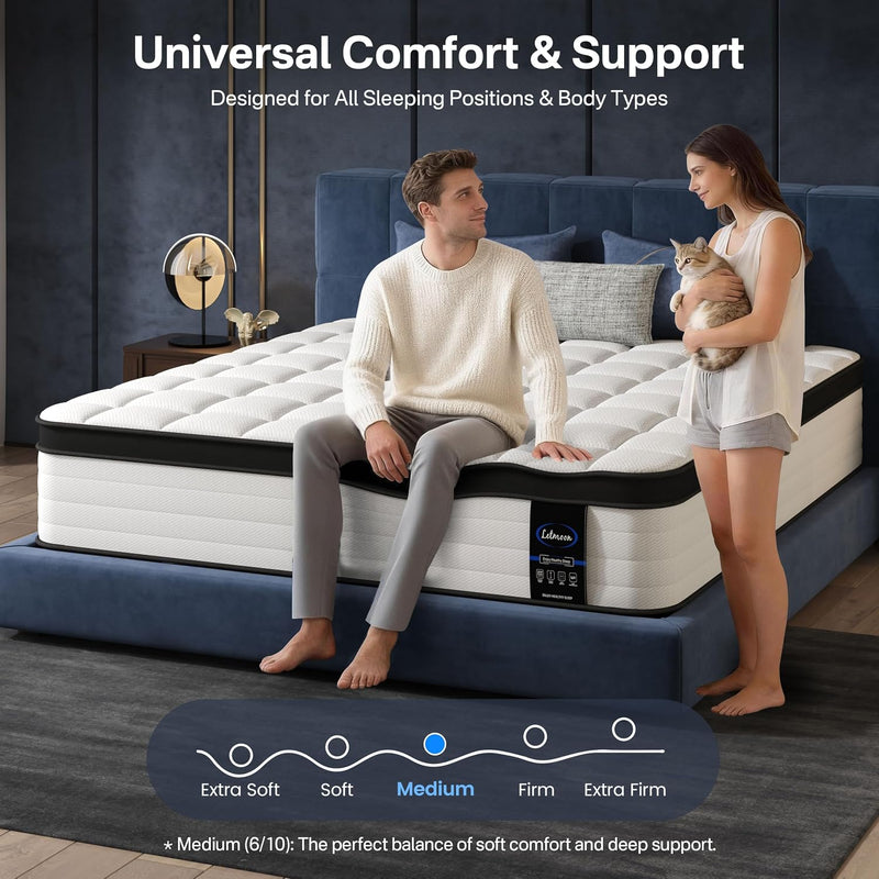 Mattress 25CM Pocket Sprung Memory Foam Hybrid Bed