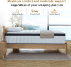 Mattress 25CM with Memory Foam Pocketing Spring