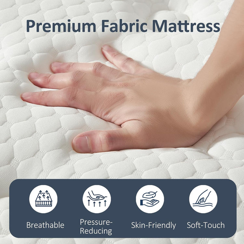Mattress 25CM with Memory Foam Pocketing Spring