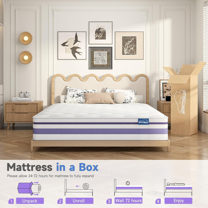 Mattress 6 Inch Orthopaedic Memory Foam 9 Zone