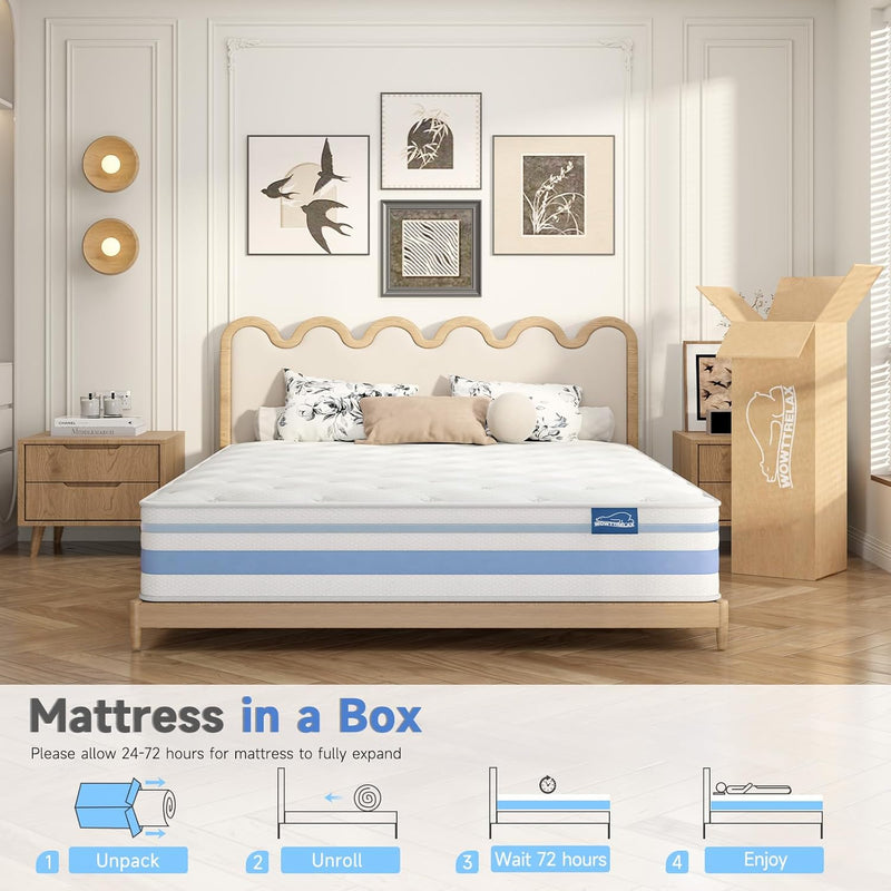 Mattress 6 Inch Orthopaedic Memory Foam 9 Zone