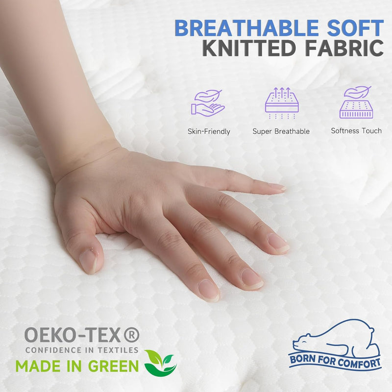Mattress 6 Inch Orthopaedic Memory Foam 9 Zone