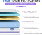 Mattress 3FT 6 Inch Orthopedic Memory Foam 9