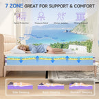 Mattress 3FT 6 Inch Orthopedic Memory Foam 9