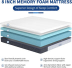 Mattress 3FT 6 Inch Orthopedic Memory Foam 9