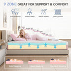 Mattress 3FT 6 Inch Orthopedic Memory Foam 9