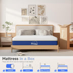Mattress 3FT 6 Inch Orthopedic Memory Foam 9