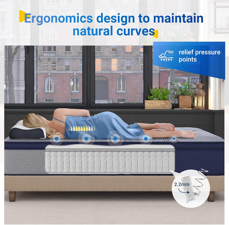 Mattress Pocket Sprung Mattresses Bamboo Foam Innerspring