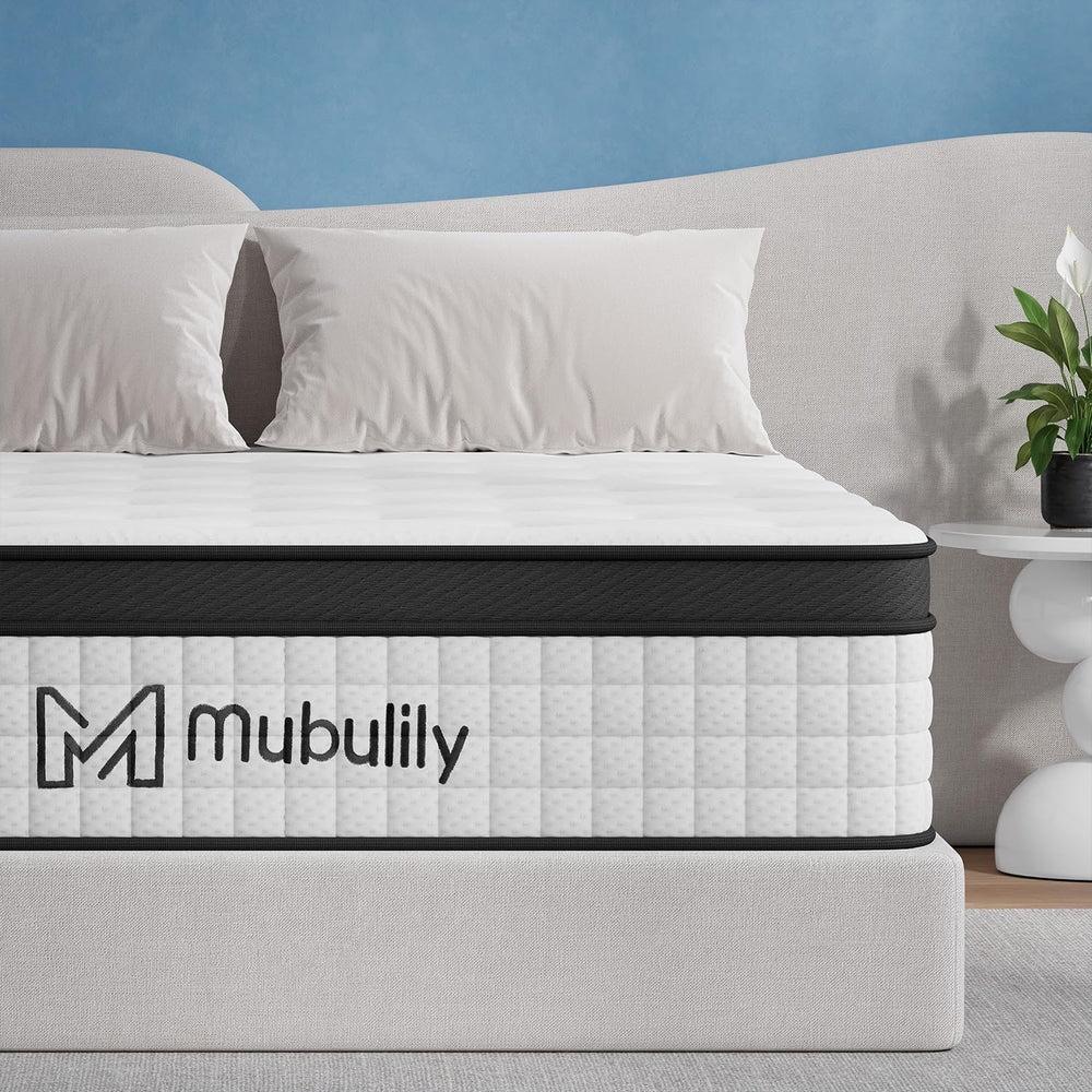 Mattress 6 25CM Memory Foam Pocketed Spring Hybrid