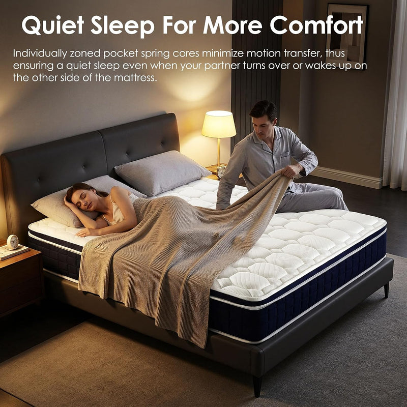 Mattress 6 Medium Firm Hybrid with Memory