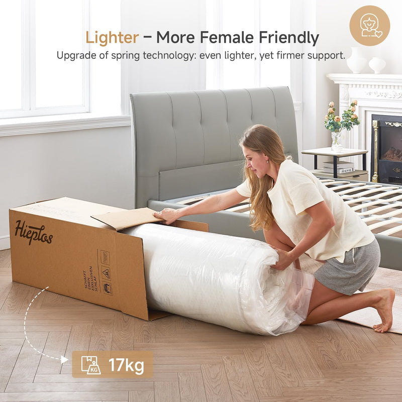 Mattress 6 Orthopaedic Medium-Firm Bed 11.02 Inch Foam
