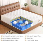 Mattress 6 Orthopaedic Medium-Firm Bed 11.02 Inch Foam