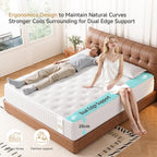 Mattress 6 Orthopaedic Medium-Firm Bed 11.02 Inch Foam