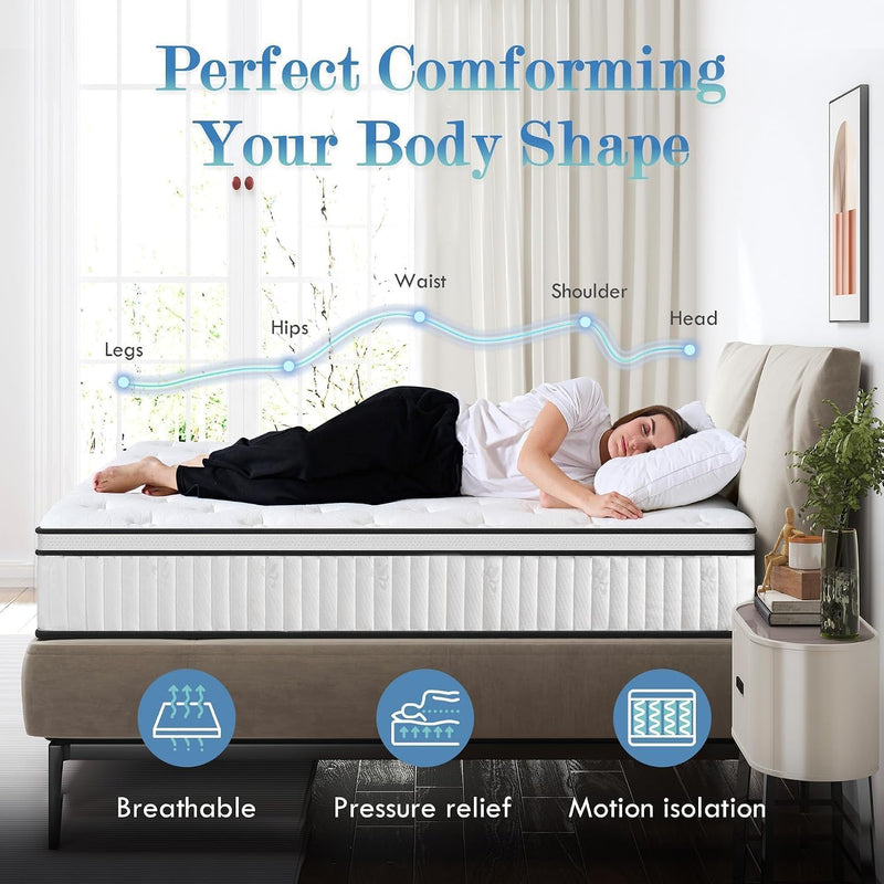 Mattress 7 Zone Hybrid Pocket Sprung