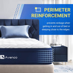Mattress 8.5 Inch Bamboo Foam Spring Hybrid Medium
