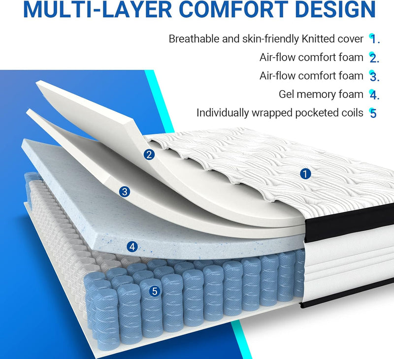 Bed Mattress Conventional Bamboo Foam