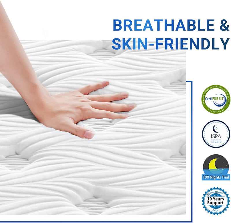 Bed Mattress Conventional Bamboo Foam