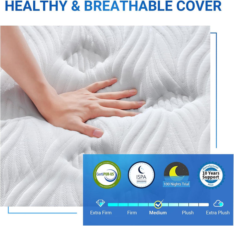 Bed Mattress Conventional Bamboo Foam