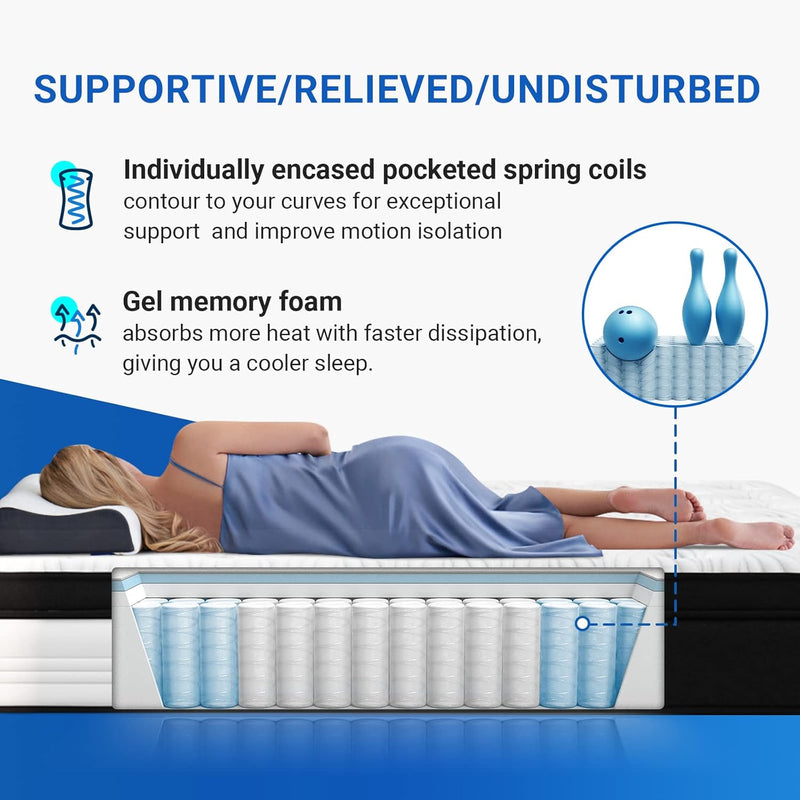 Bed Mattress Conventional Bamboo Foam