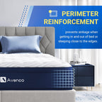 Mattress 8.5 Inch Bamboo Foam Spring Hybrid Medium