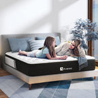 Mattress 8.5 Inch Bamboo Foam Spring Hybrid Medium