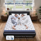 Mattress 9.1 Inch Gel Memory Foam Hybrid Pocket