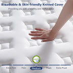 Mattress 9.1 Inch Gel Memory Foam Hybrid Pocket