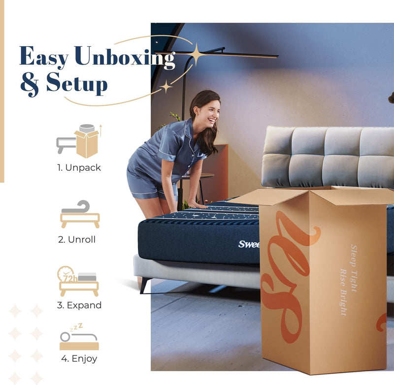 Mattress 9.8 Inch Advanced Foam Bamboo Pocket Sprung