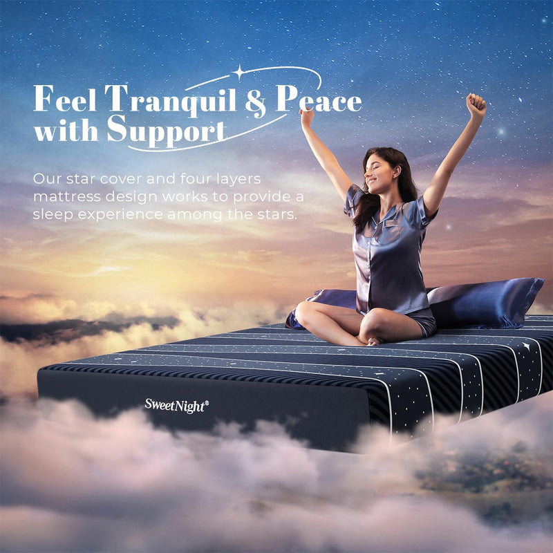 Mattress 9.8 Inch Advanced Foam Bamboo Pocket Sprung