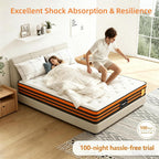 Mattress 9 Zone Hybrid Orthopaedic Mattresses