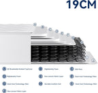 Mattress 9-Zone Inner-Spring Bed with Foam and 3d