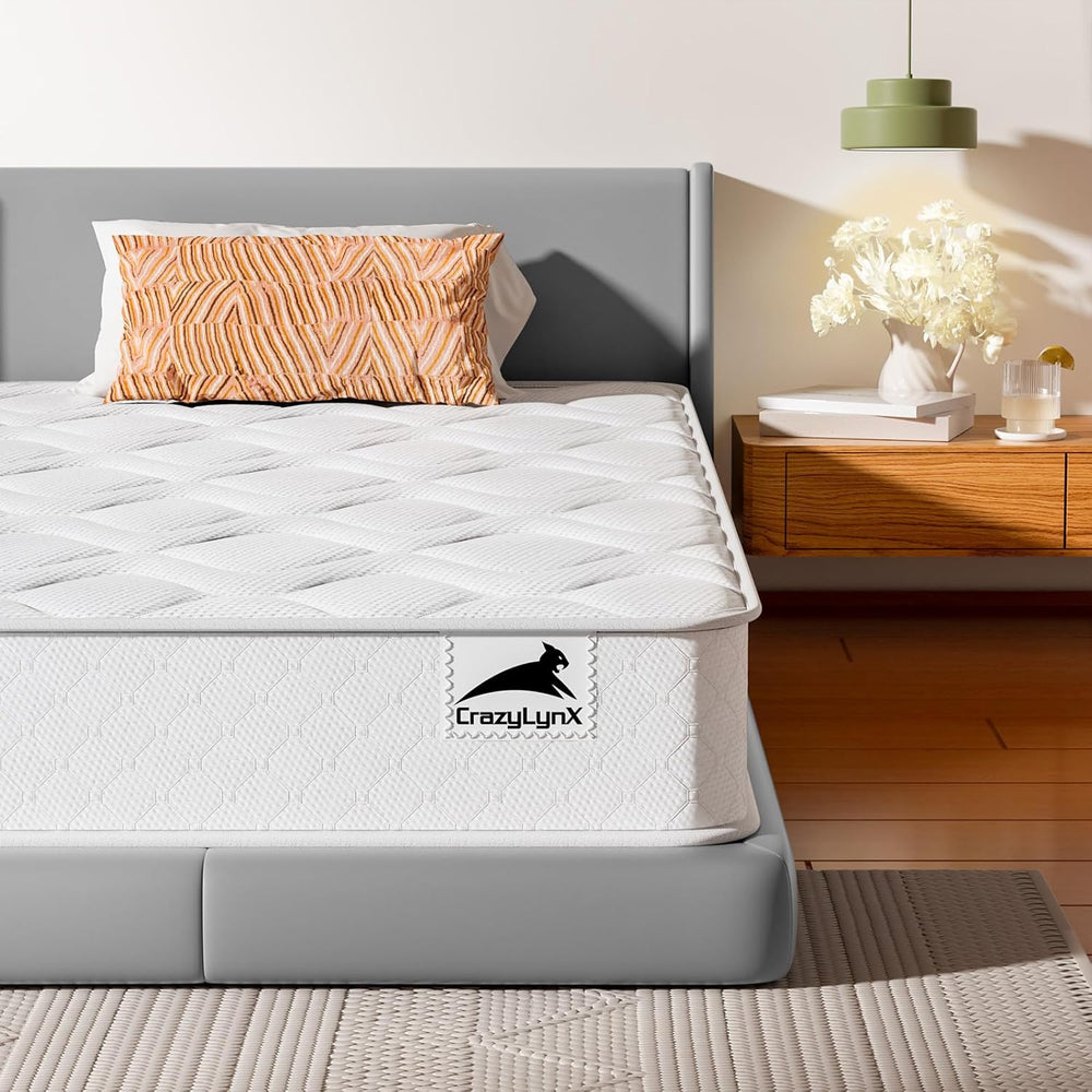 Mattress 9-Zone Inner-Spring Bed with Foam and 3d