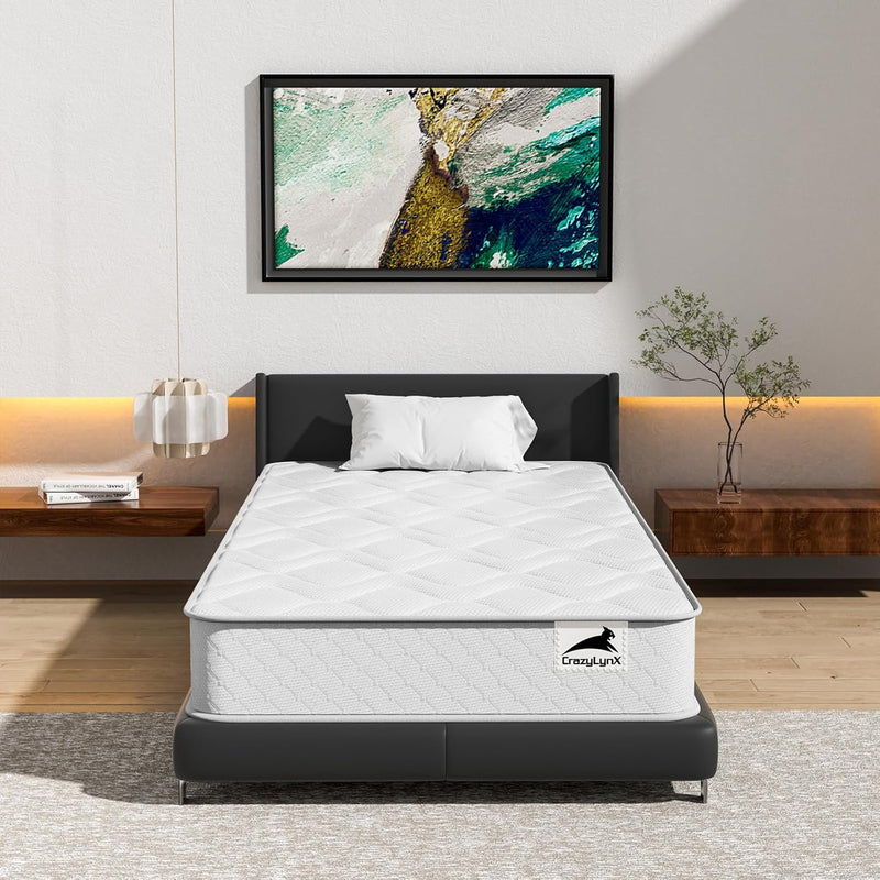 Mattress 9-Zone Inner-Spring Bed with Foam and 3d