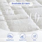 Mattress 9-Zone Pocket Sprung with Memory Foam