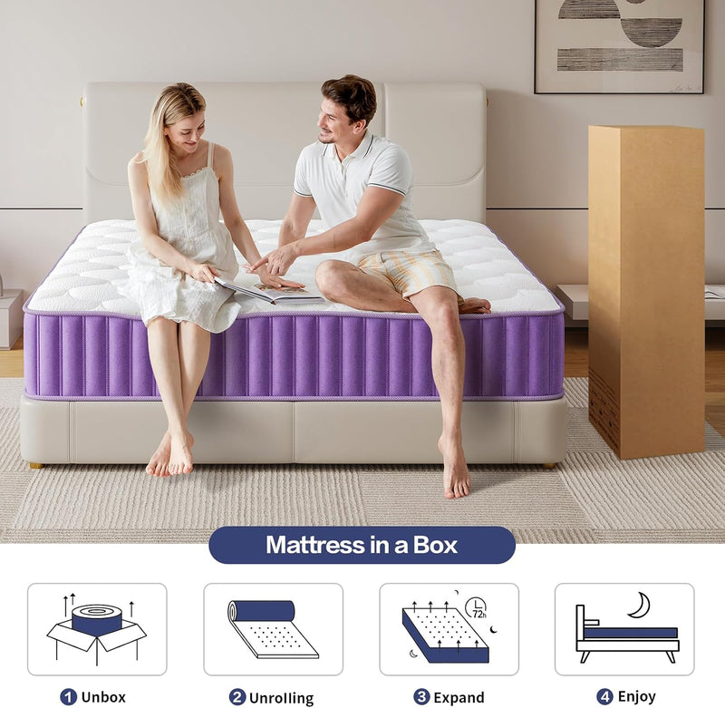 Mattress with Memory Foam 7 Zone